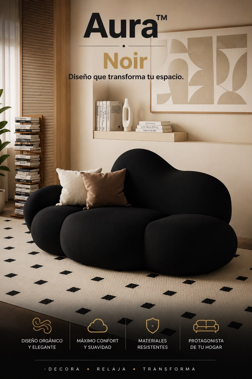 AURA® NOIR — El lujo de la simplicidad.