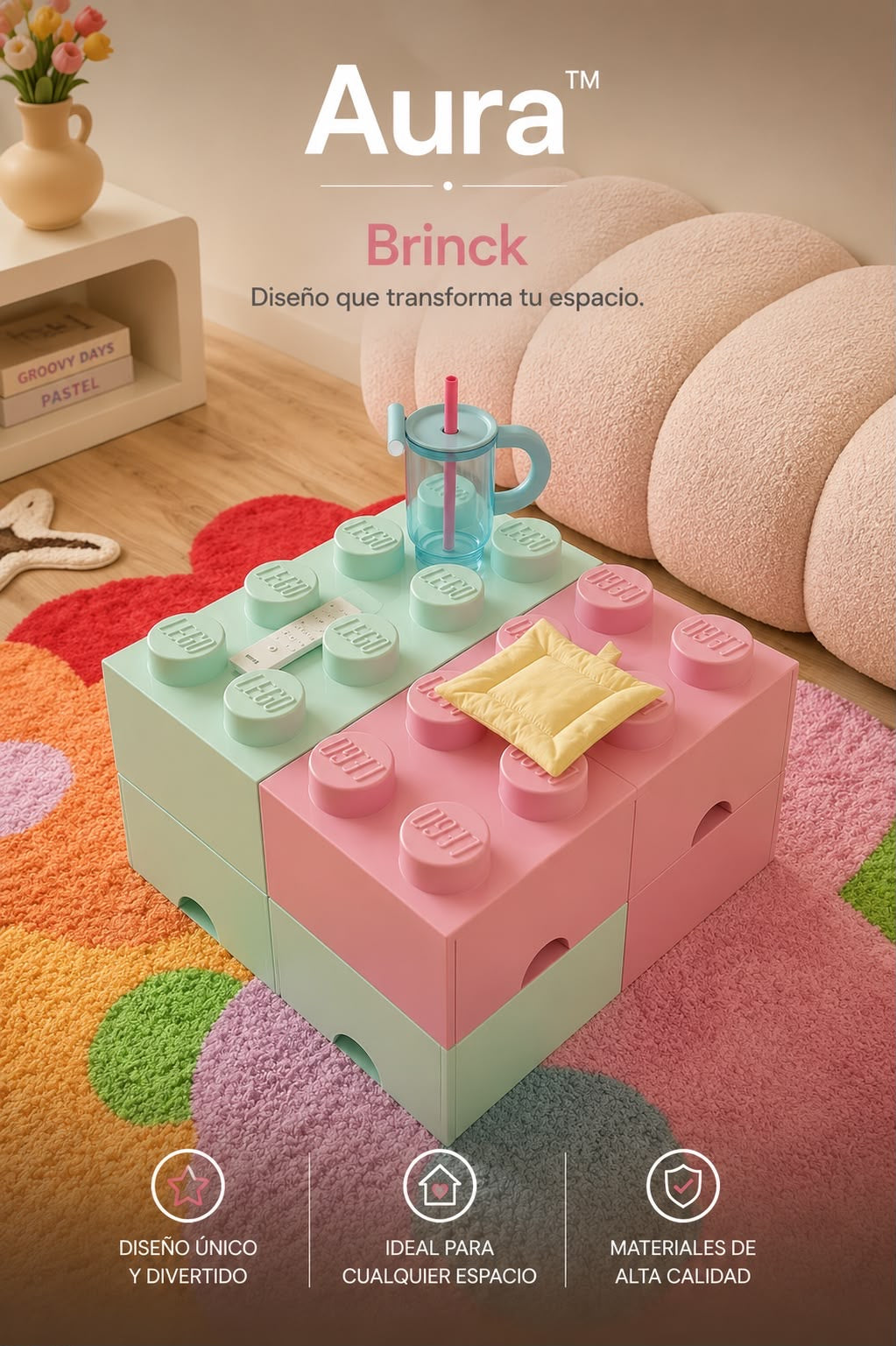 AURA® BRICK — El diseño que construye espacios únicos.