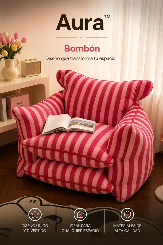 AURA® BONBON — El sofá que convierte cualquier espacio en tu lugar favorito