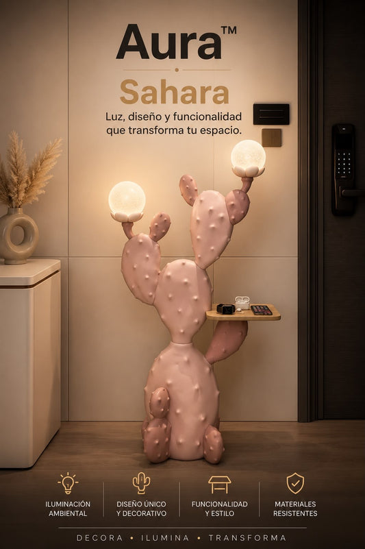 AURA® SAHARA — El diseño que florece en cualquier espacio.
