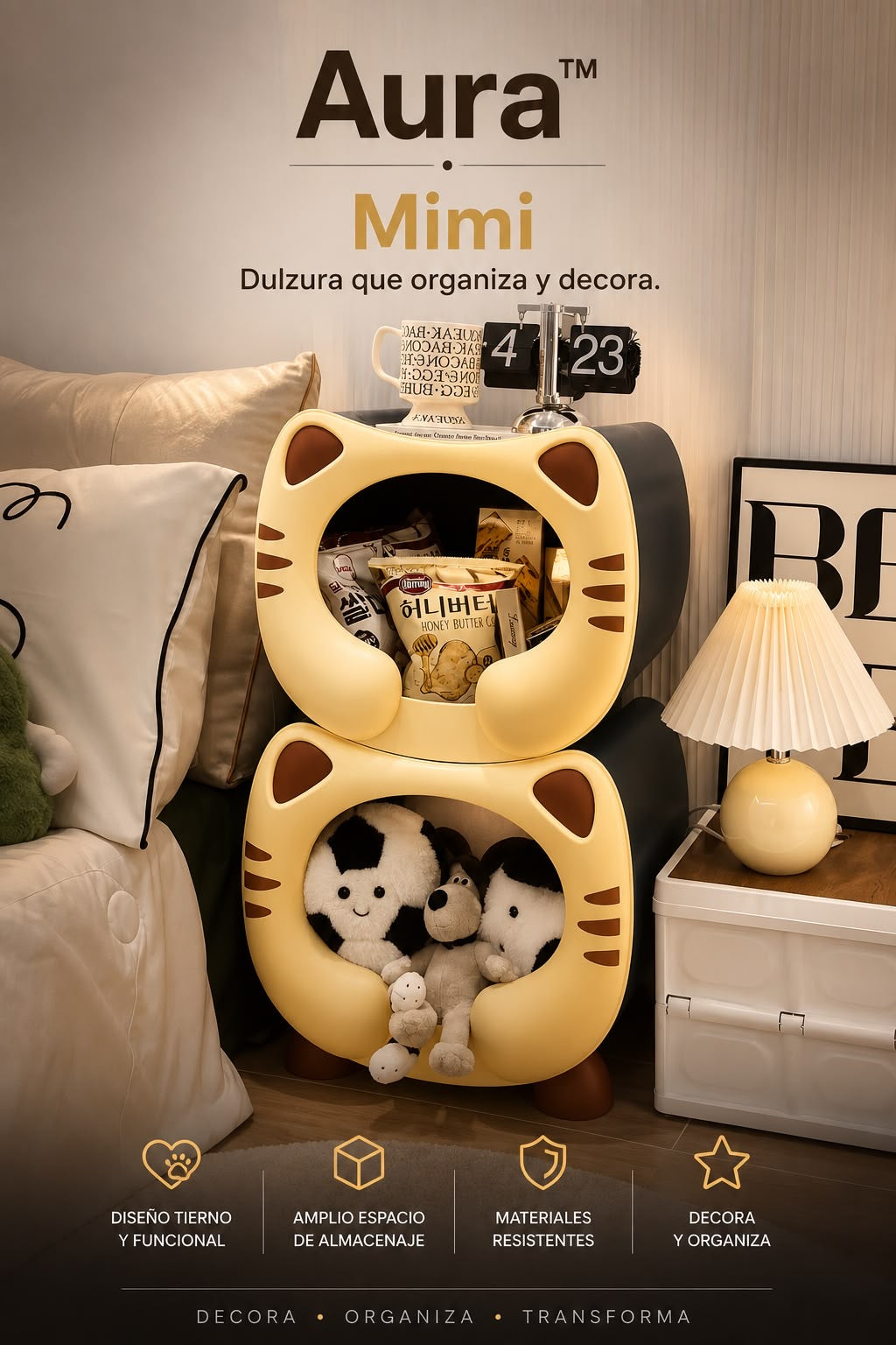 AURA® MIMI — El rincón más tierno de tu hogar.