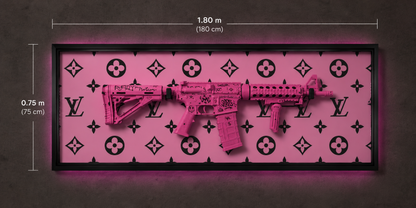 adro Decorativo Pink Rifle Art