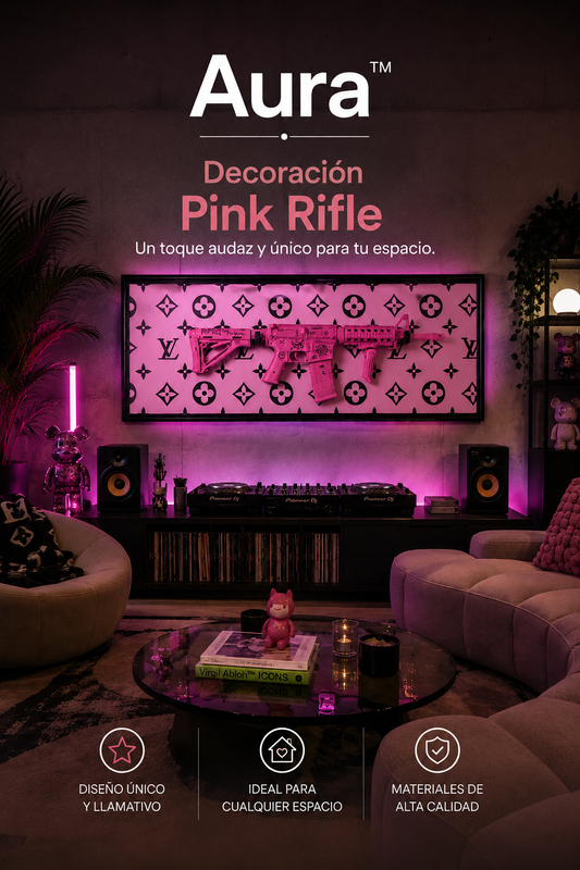 adro Decorativo Pink Rifle Art